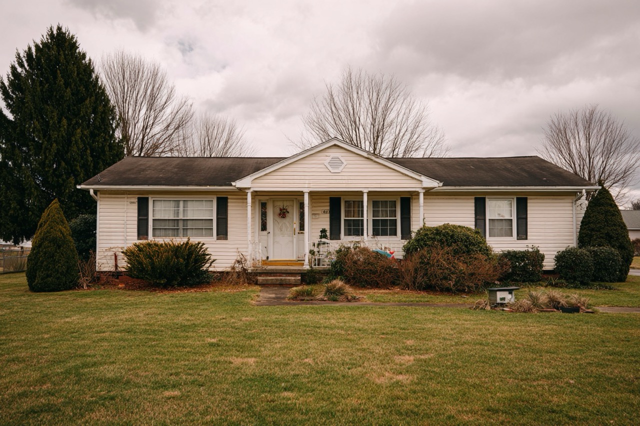 Modest residential property in Virginia demonstrating adverse possession concerns