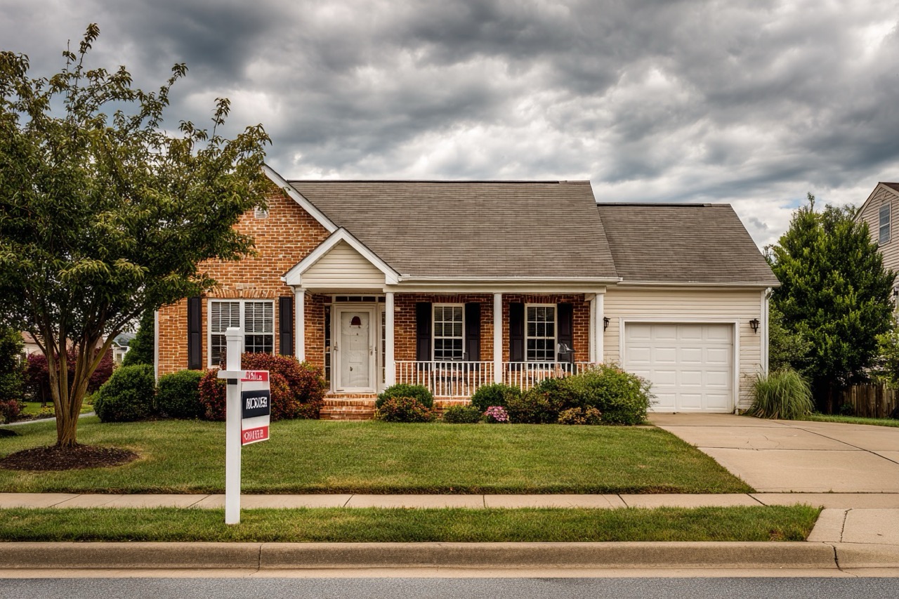 For sale by owner sign in front of Maryland residential property