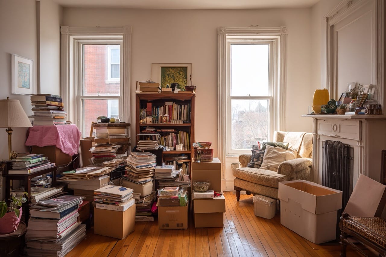 cluttered hoarder house Washington DC Capitol Hill neighborhood