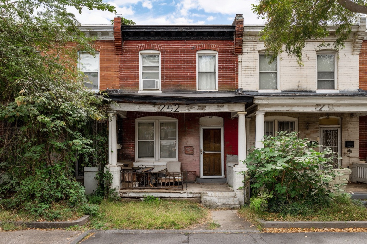 selling a hoarder house Washington DC row home property