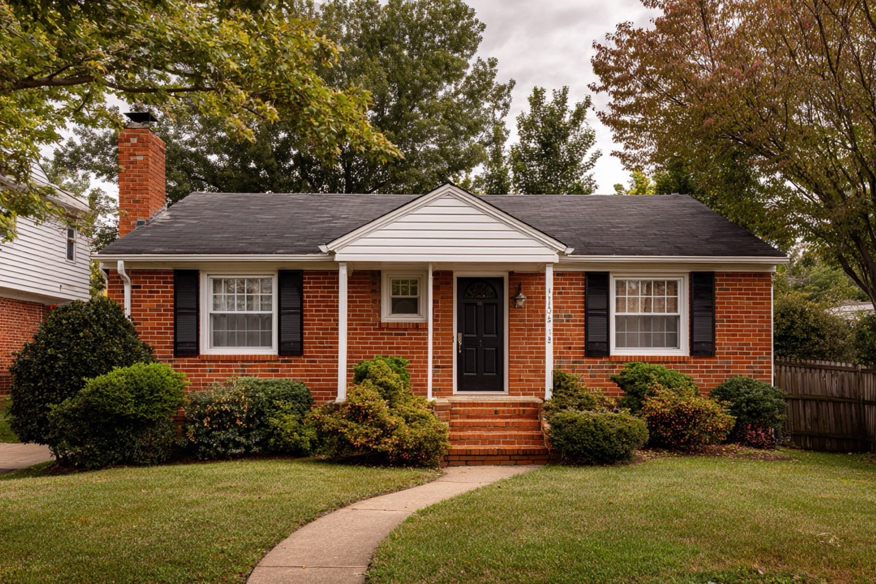 Brick residential property in Virginia requiring probate sale settlement