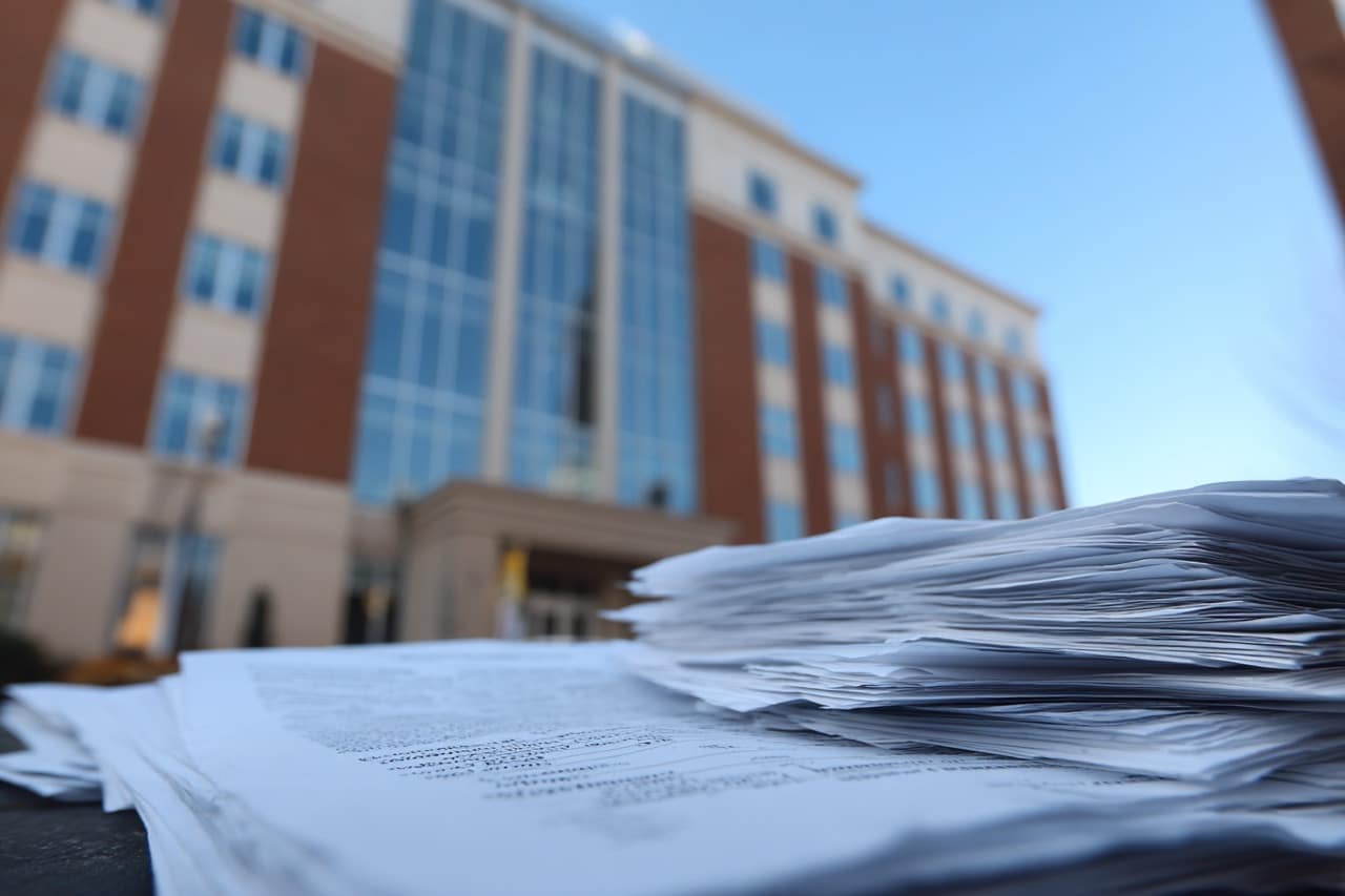 Maryland court documents for evicting squatters from property