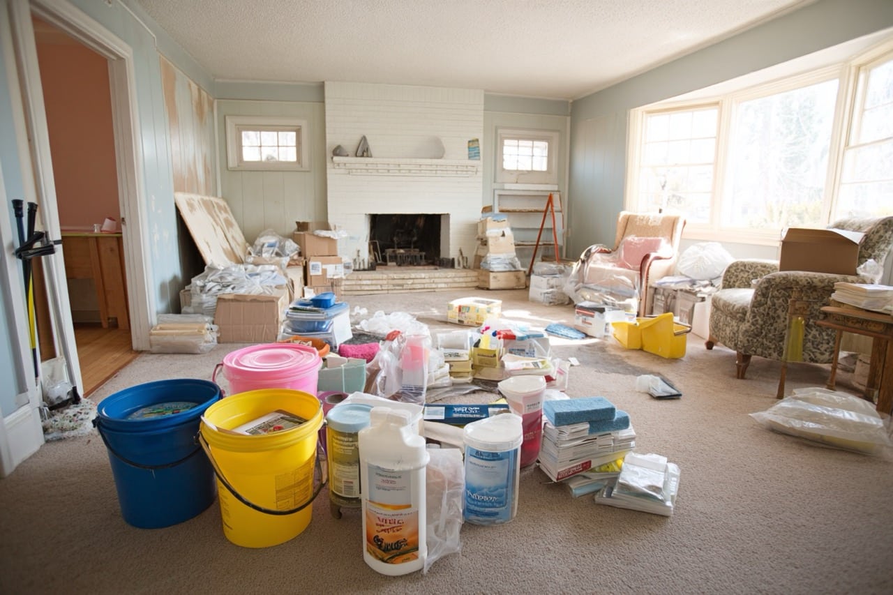 Fire damaged home cleanup and preparation in Maryland