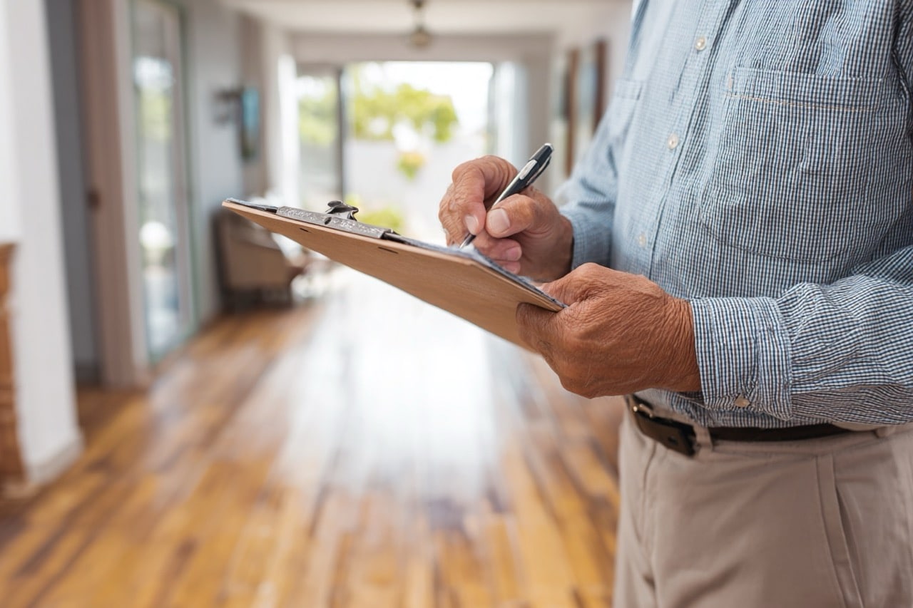 Maryland hoarder house inspection by cash buyer