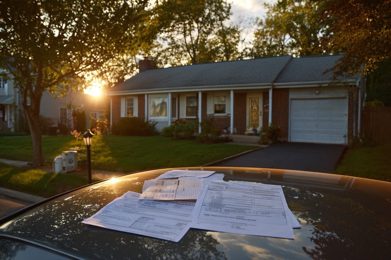 Maryland property tax and transfer documents for home sale