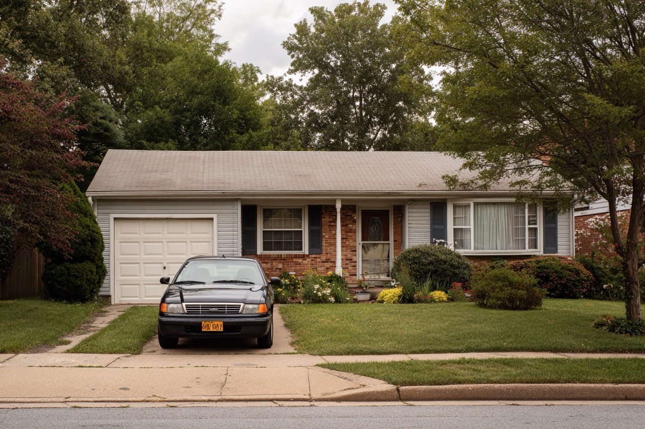 Older Maryland rental home with tenants ready for investment buyer