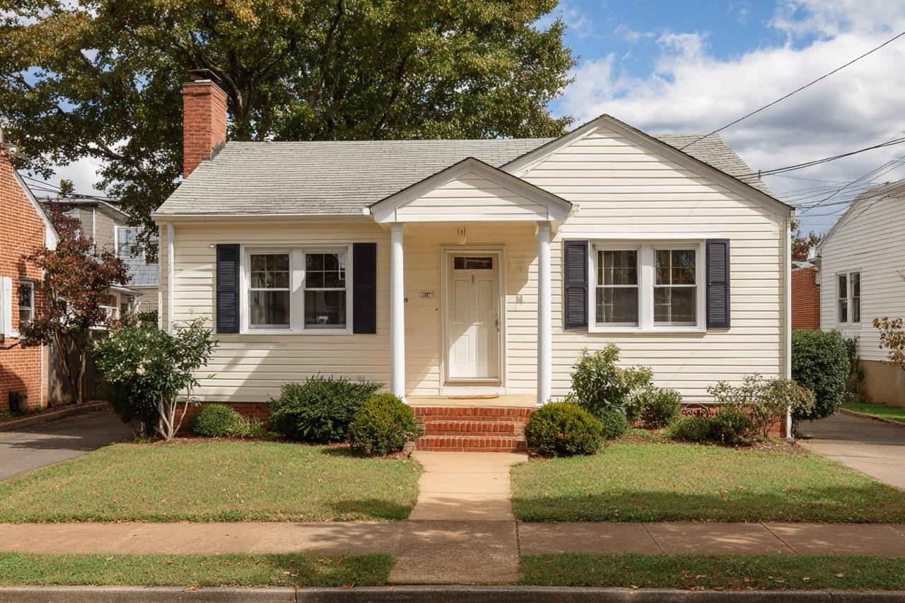 Minimizing capital gains tax on Virginia home sale showing average residential property