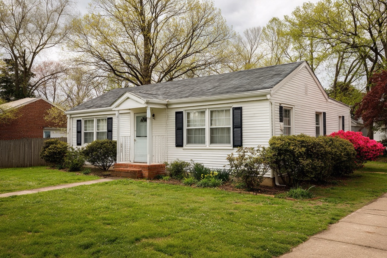 Maryland property sale with tenants showing typical residential rental home