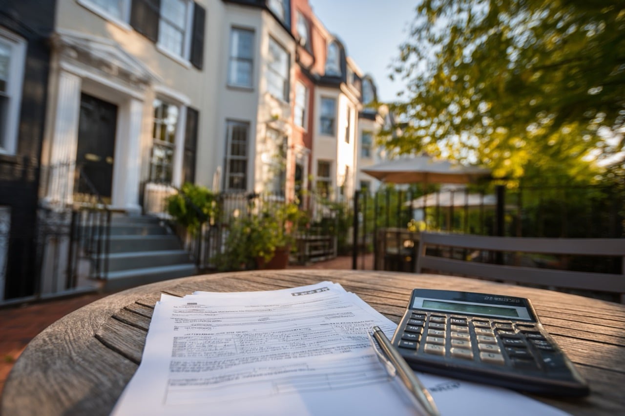 Tax exemptions when selling a house in Washington DC neighborhood