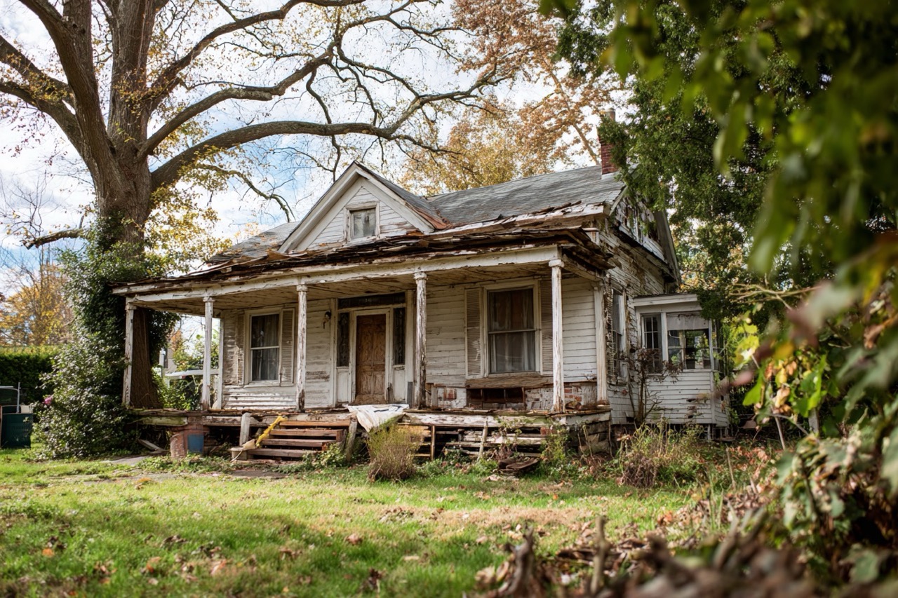 Virginia condemned property showing renovation potential