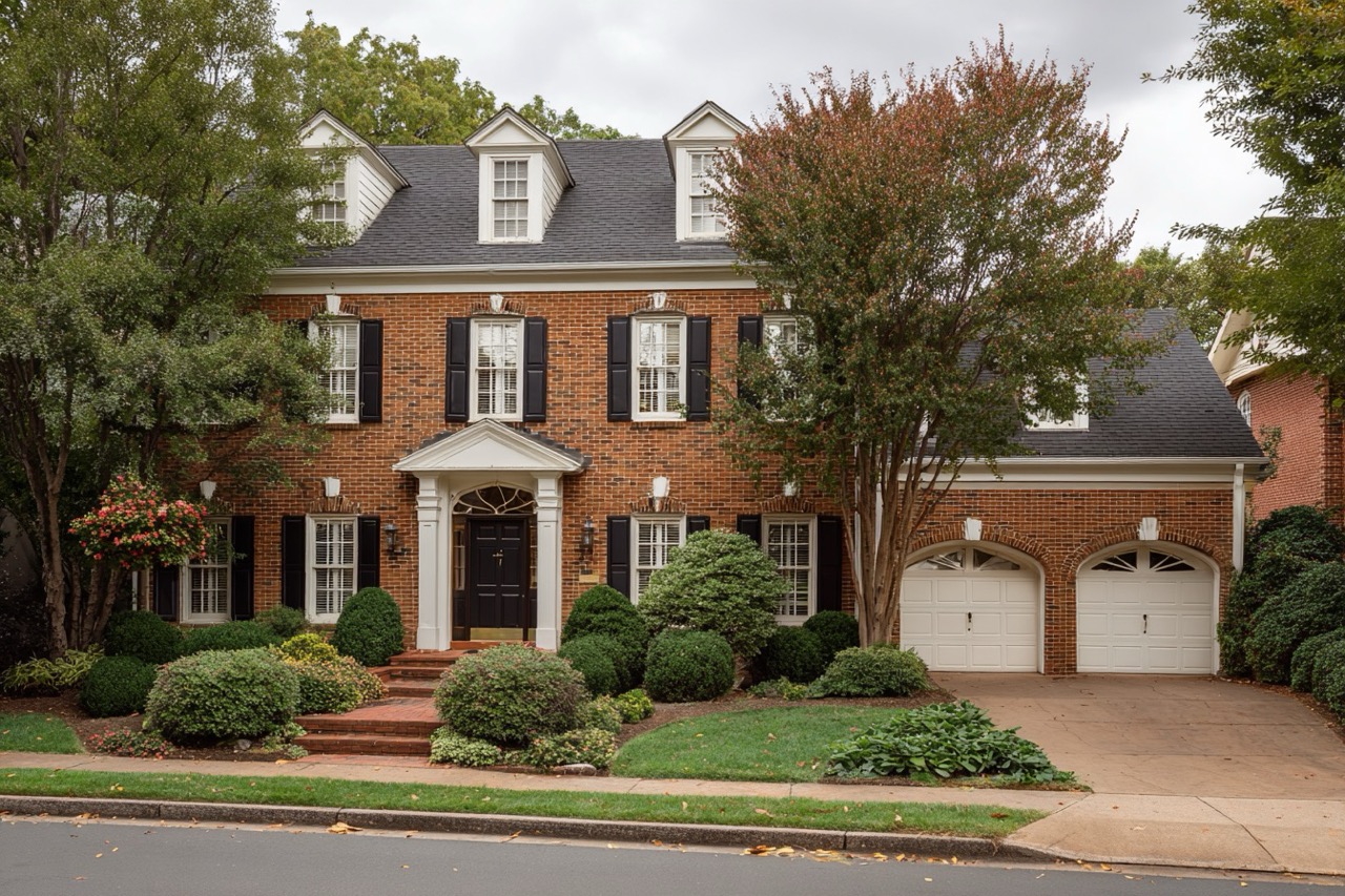 Traditional Virginia home in probate with mature landscaping